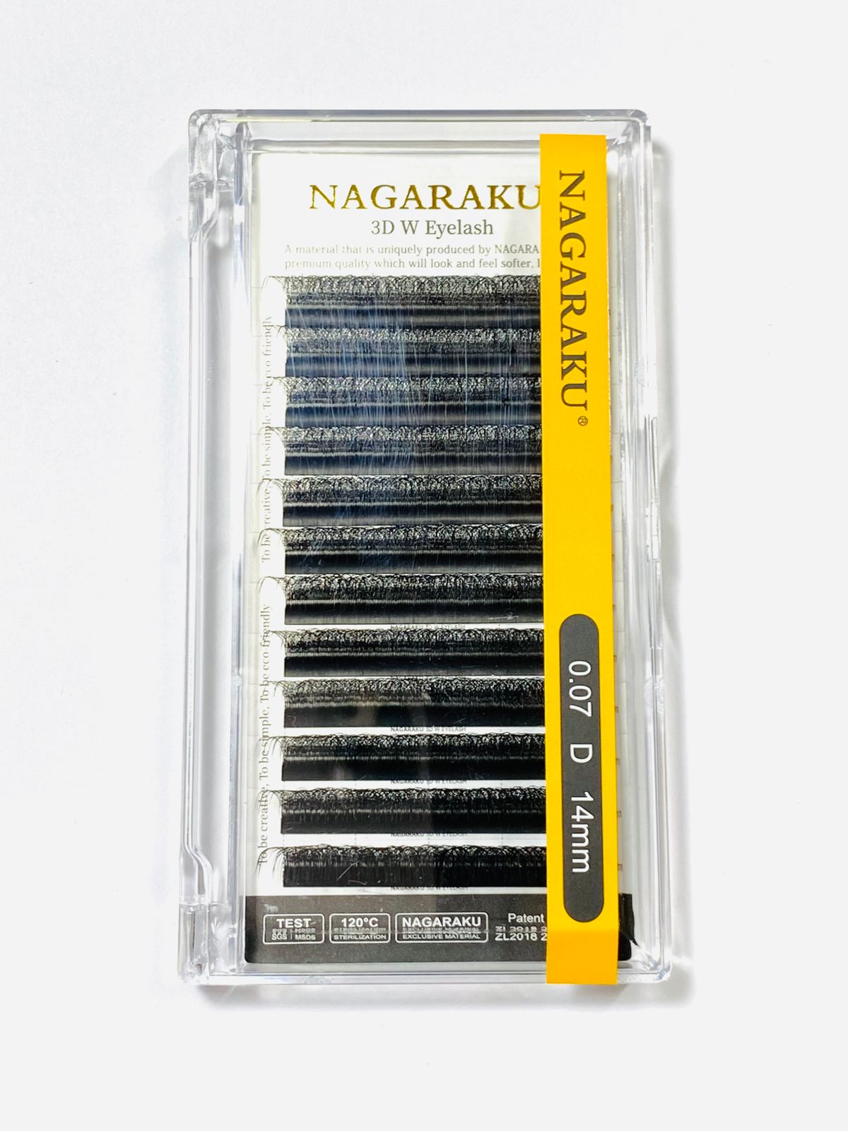 3D W SHAPE EYELASH 0.07D 14mm