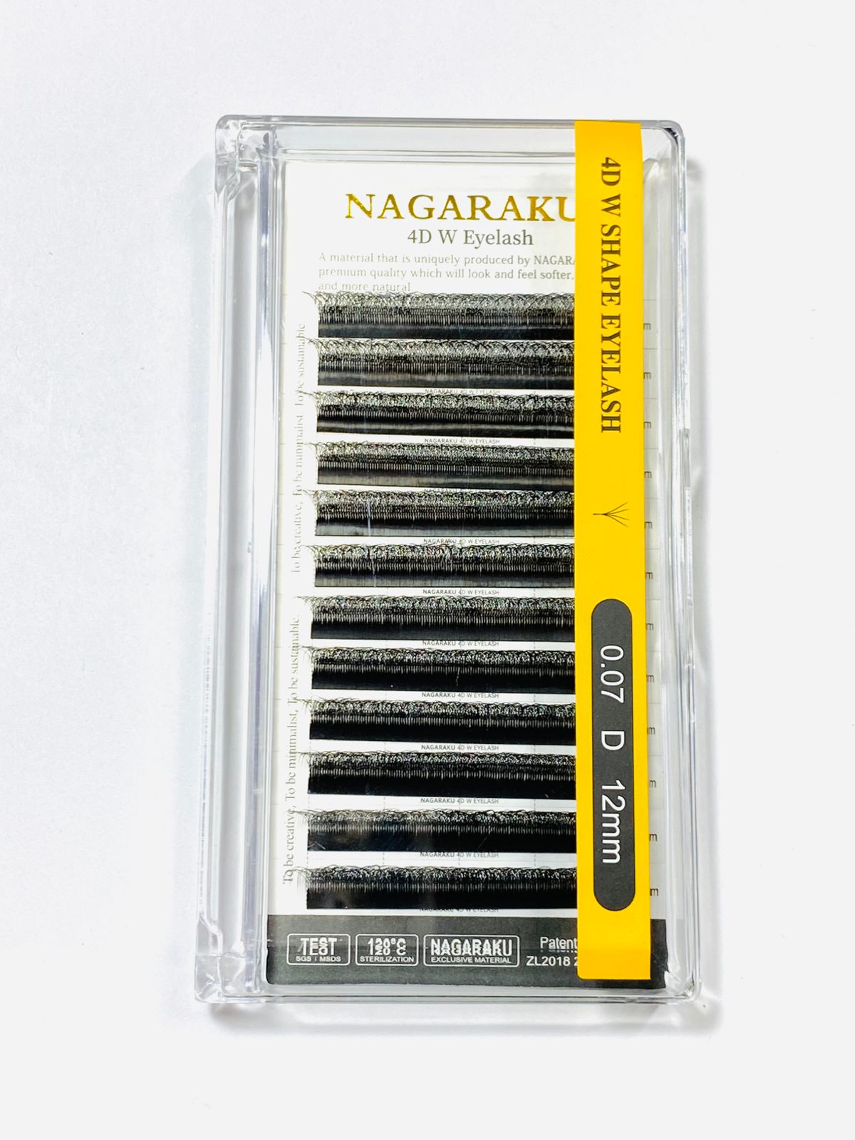 4D W SHAPE EYELASH 0.07D 12mm