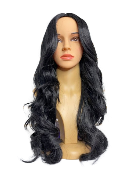 Peluca con división de lado extended