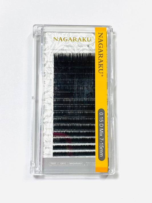 Classic Eyelash 0.15 D mix 7-15mm