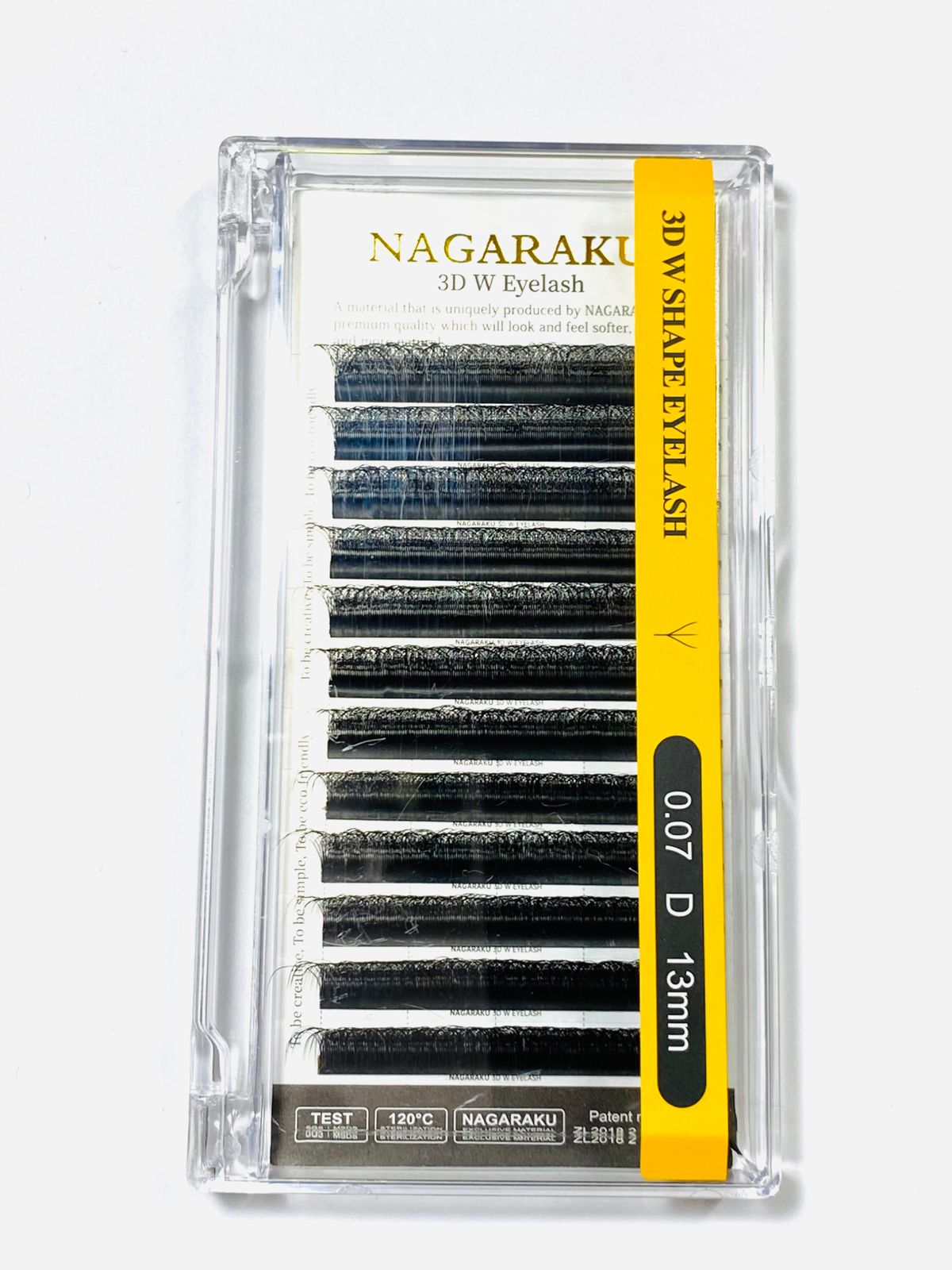 3D W SHAPE EYELASH 0.07D 13mm