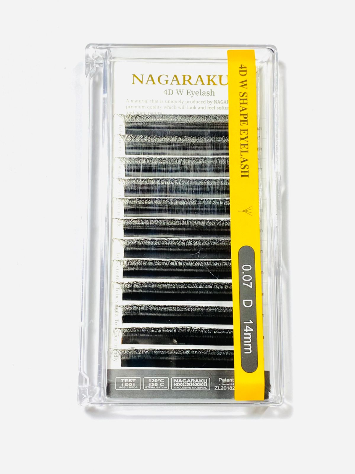 4D W SHAPE EYELASH 0.07D 14mm