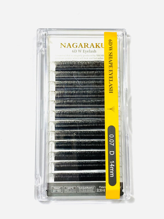 6D W SHAPE EYELASH 0.07D 14mm