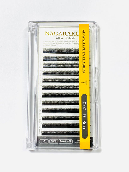 6D W SHAPE EYELASH 0.07D 8mm
