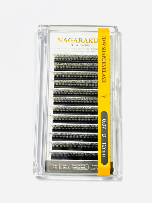 7D W SHAPE EYELASH 0.07D 12mm
