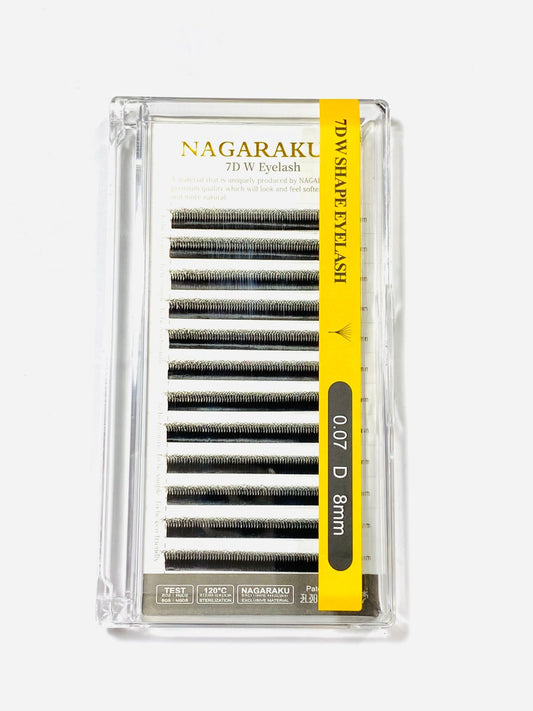 7D W SHAPE EYELASH 0.07D 8mm