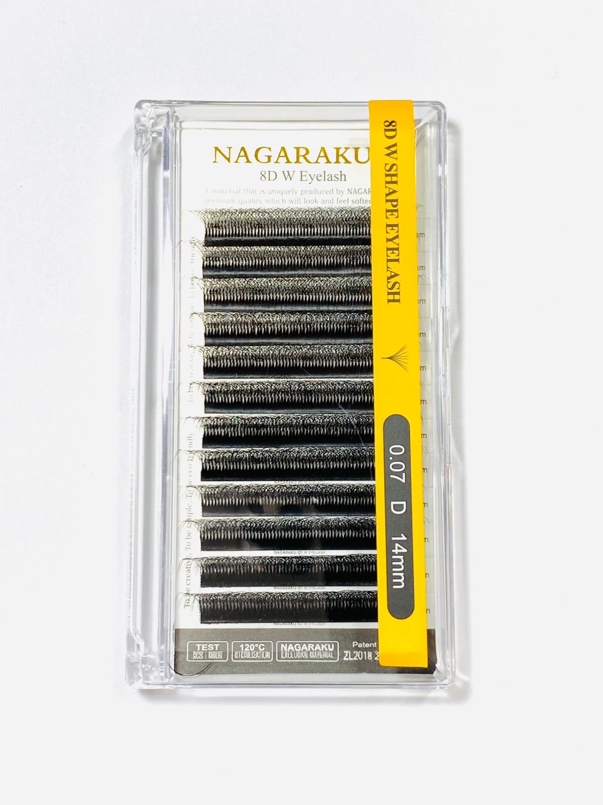 8D W SHAPE EYELASH 0.07D 14mm