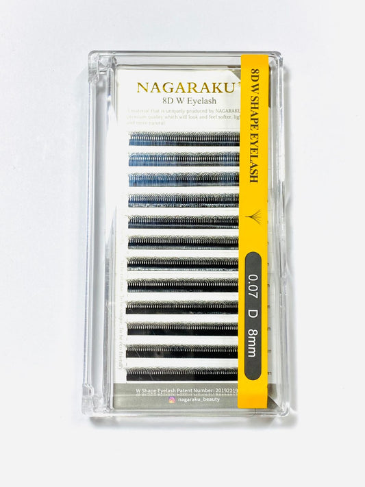 8D W SHAPE EYELASH 0.07D 8mm